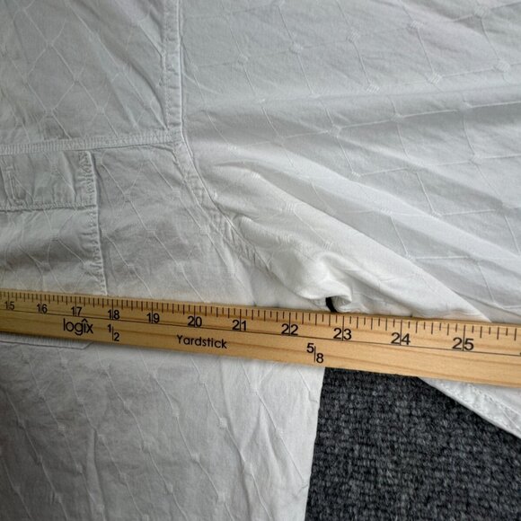 Tommy Bahama Long Sleeve Button Up Shirt Adult Ice Blue Modern Fit Large Cotton - Picture 6 of 12